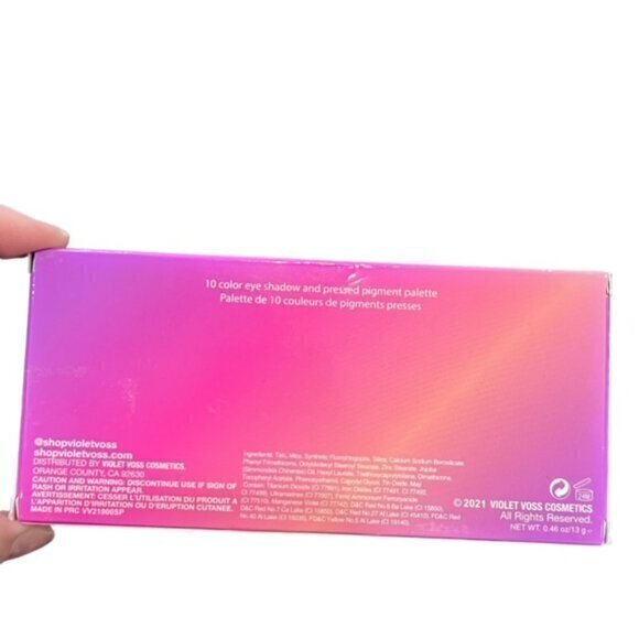Violet Voss Violet Sunset 10 Color Eye Shadow Beauty Colorful Sparkle Designer - Picture 7 of 8